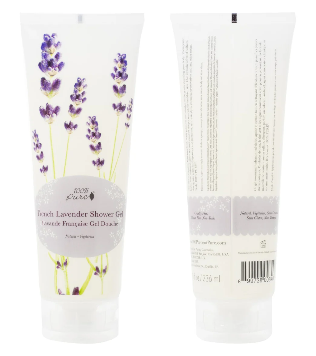 100% Pure French Lavender Shower Gel 8 oz. - Image 3