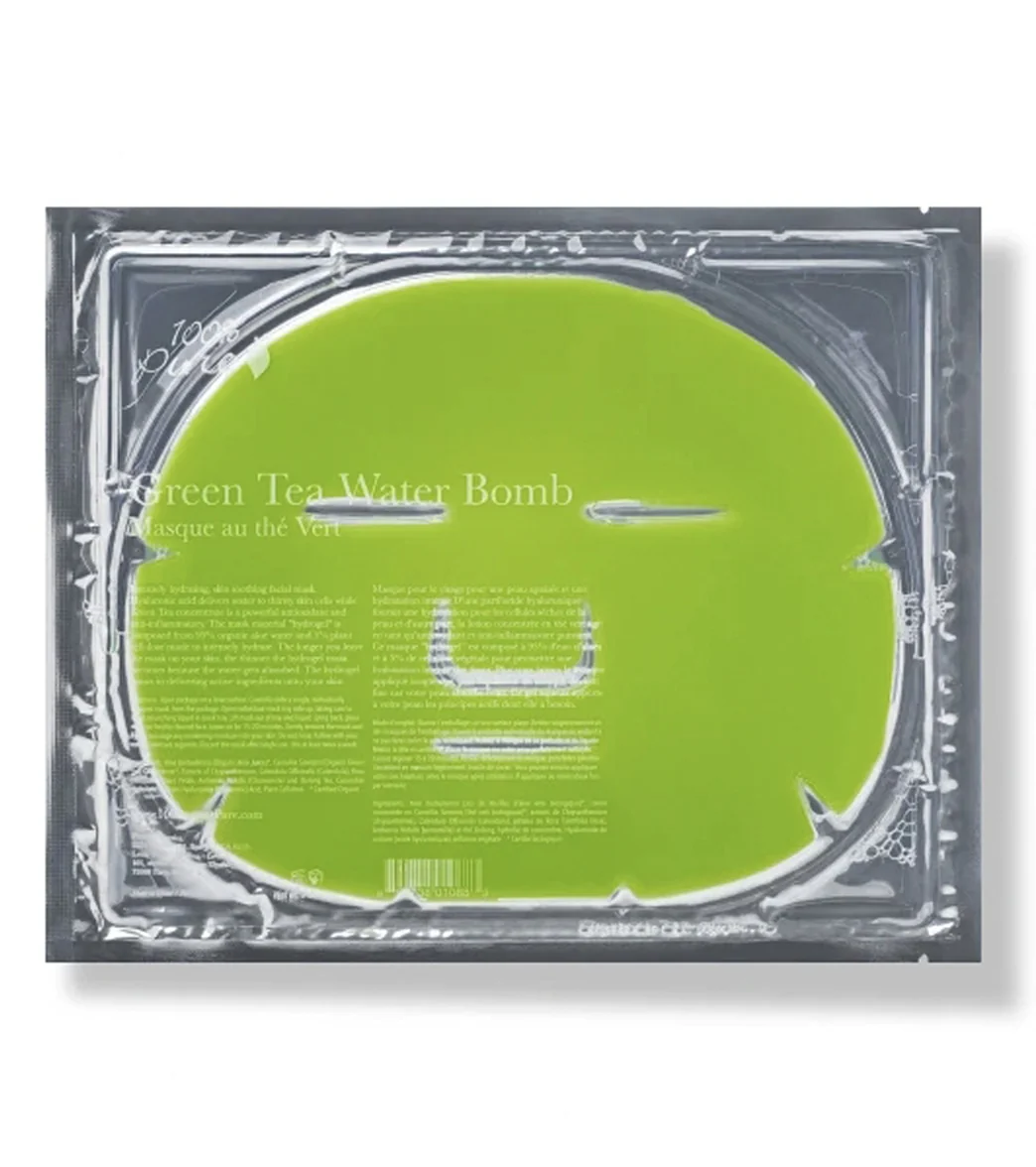 100% Pure Green Tea Water Bomb Sheet Mask - Image 2