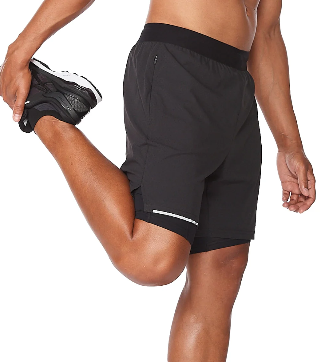 2XU Men's Aero 2-in-1 7" Shorts - Image 2