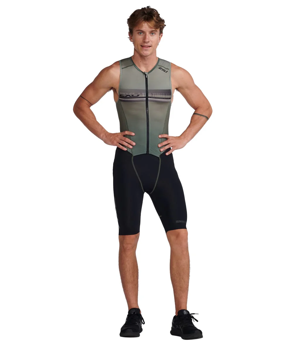 2XU Men's Aero Front Zip Trisuit - Image 13