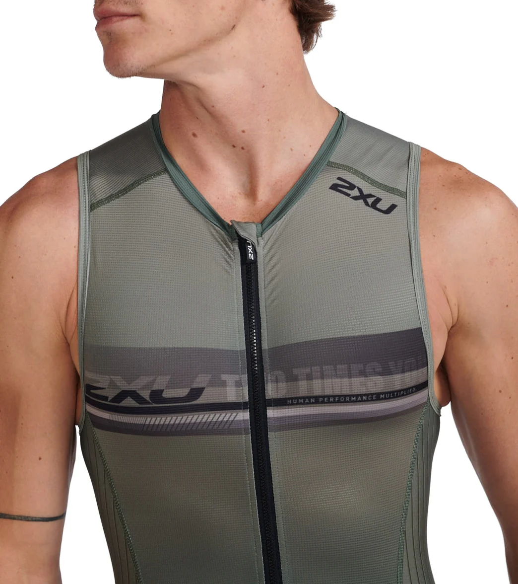 2XU Men's Aero Front Zip Trisuit - Image 15