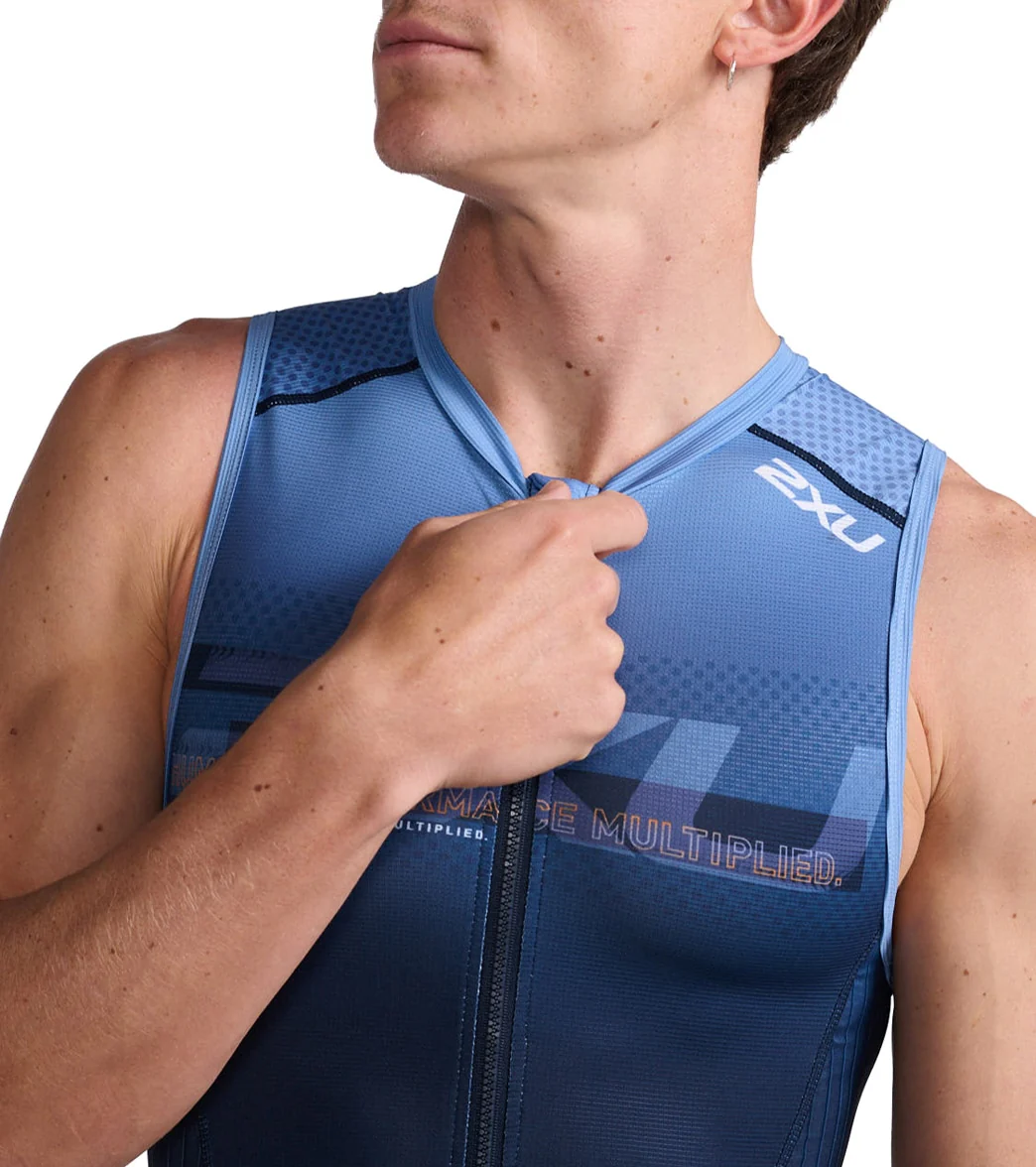 2XU Men's Aero Front Zip Trisuit - Image 5