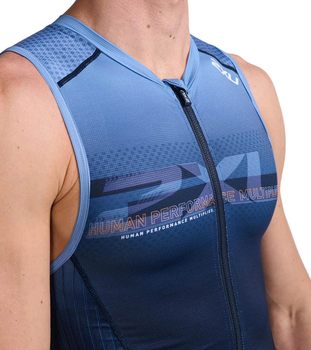 2XU Men's Aero Front Zip Trisuit - Image 6