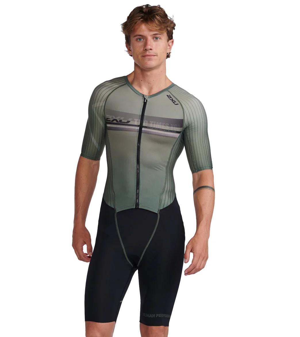 2XU Men's Aero Sleeved Trisuit - Image 20