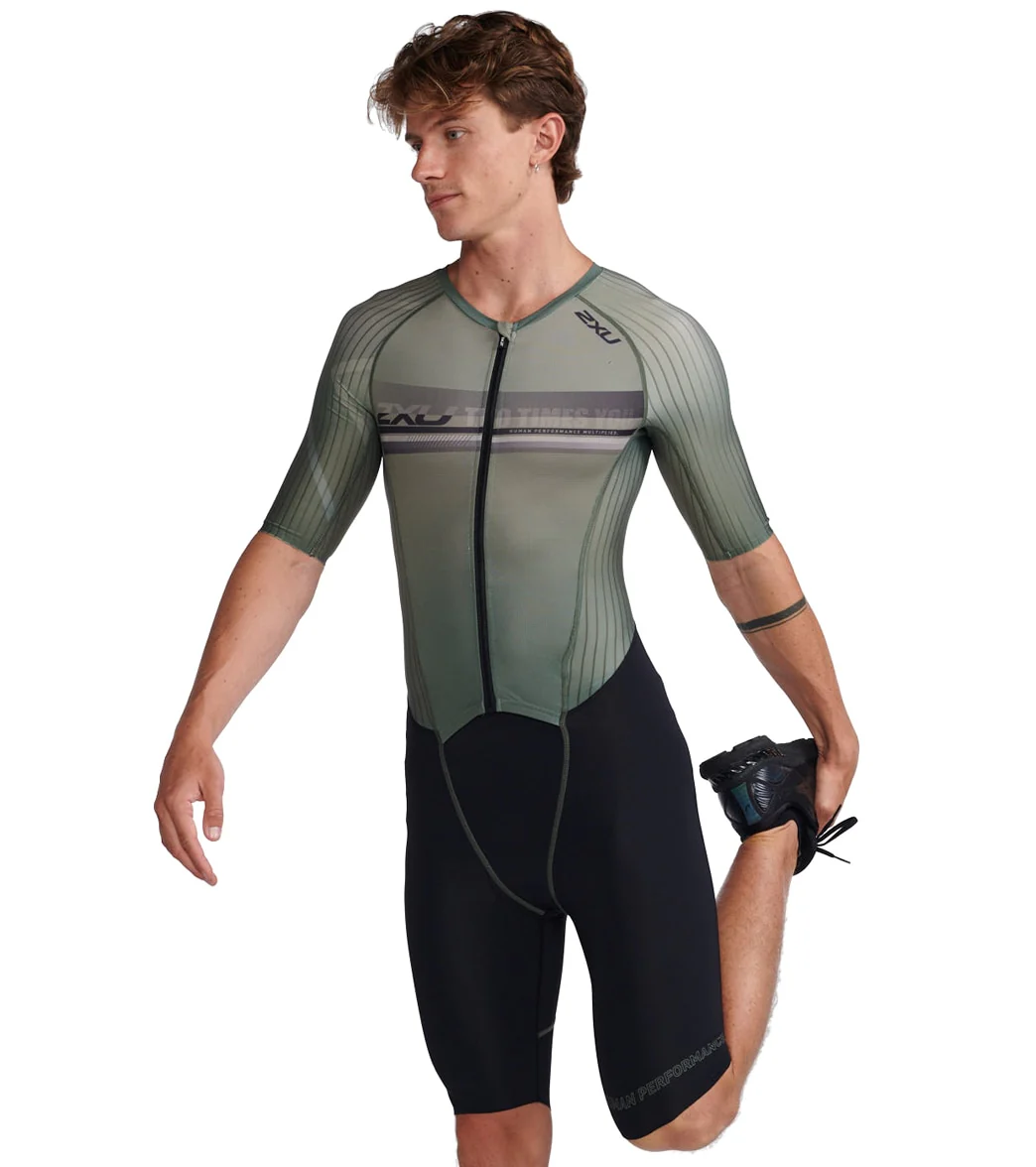 2XU Men's Aero Sleeved Trisuit - Image 24