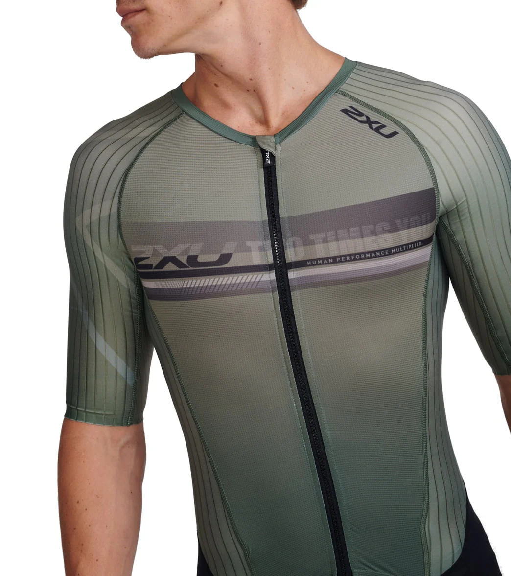 2XU Men's Aero Sleeved Trisuit - Image 25