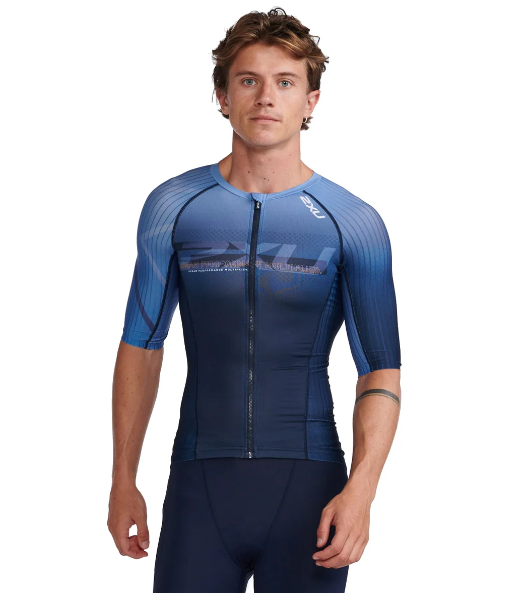 2XU Men's Aero Tri Sleeved Top - Image 2