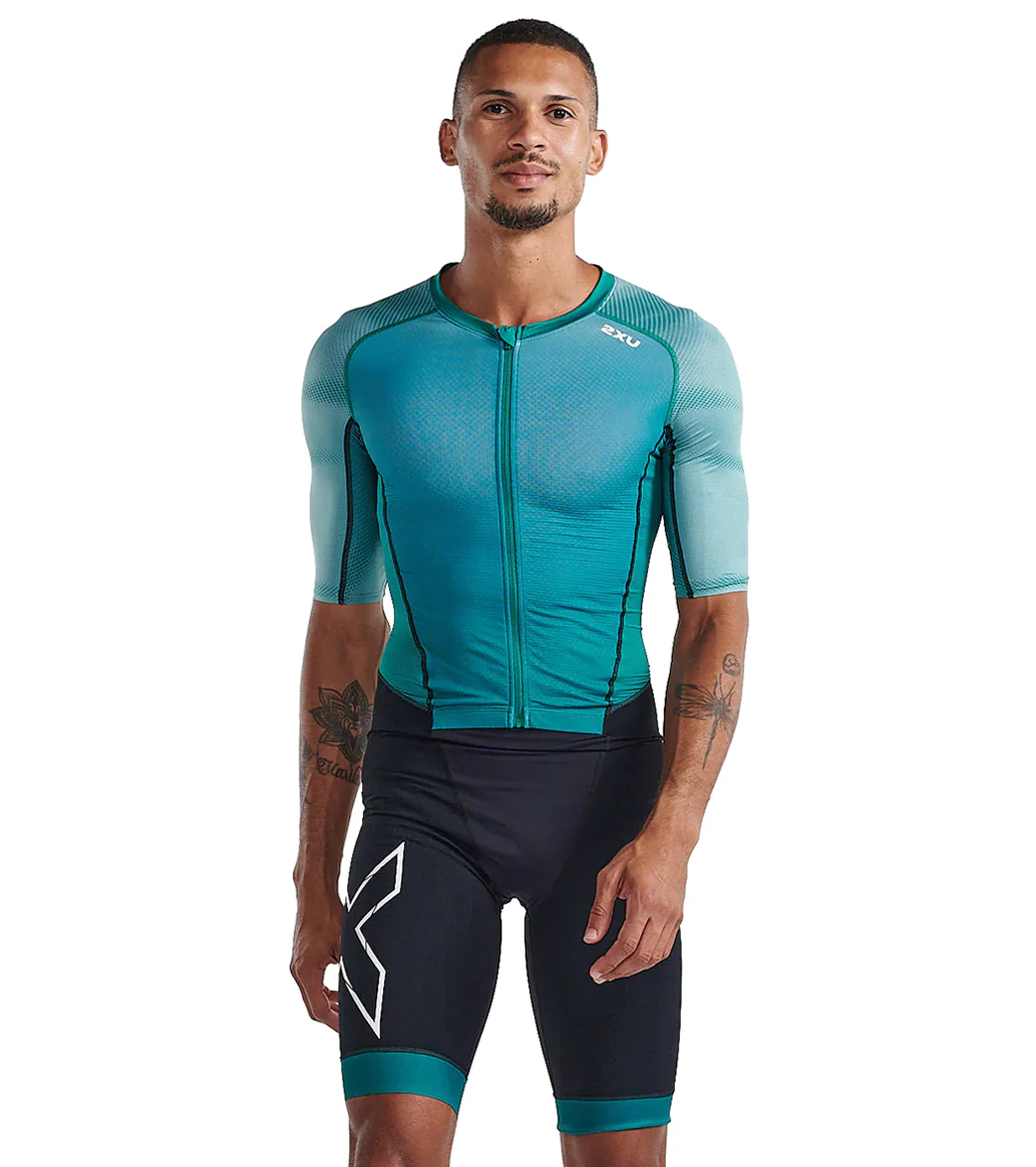 2XU Men's Light Speed Front Zip Trisuit