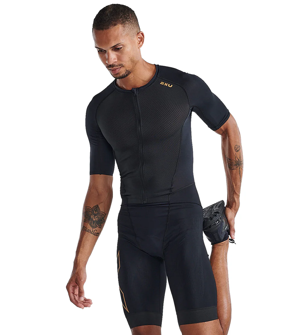 2XU Men's Light Speed Front Zip Trisuit - Image 12