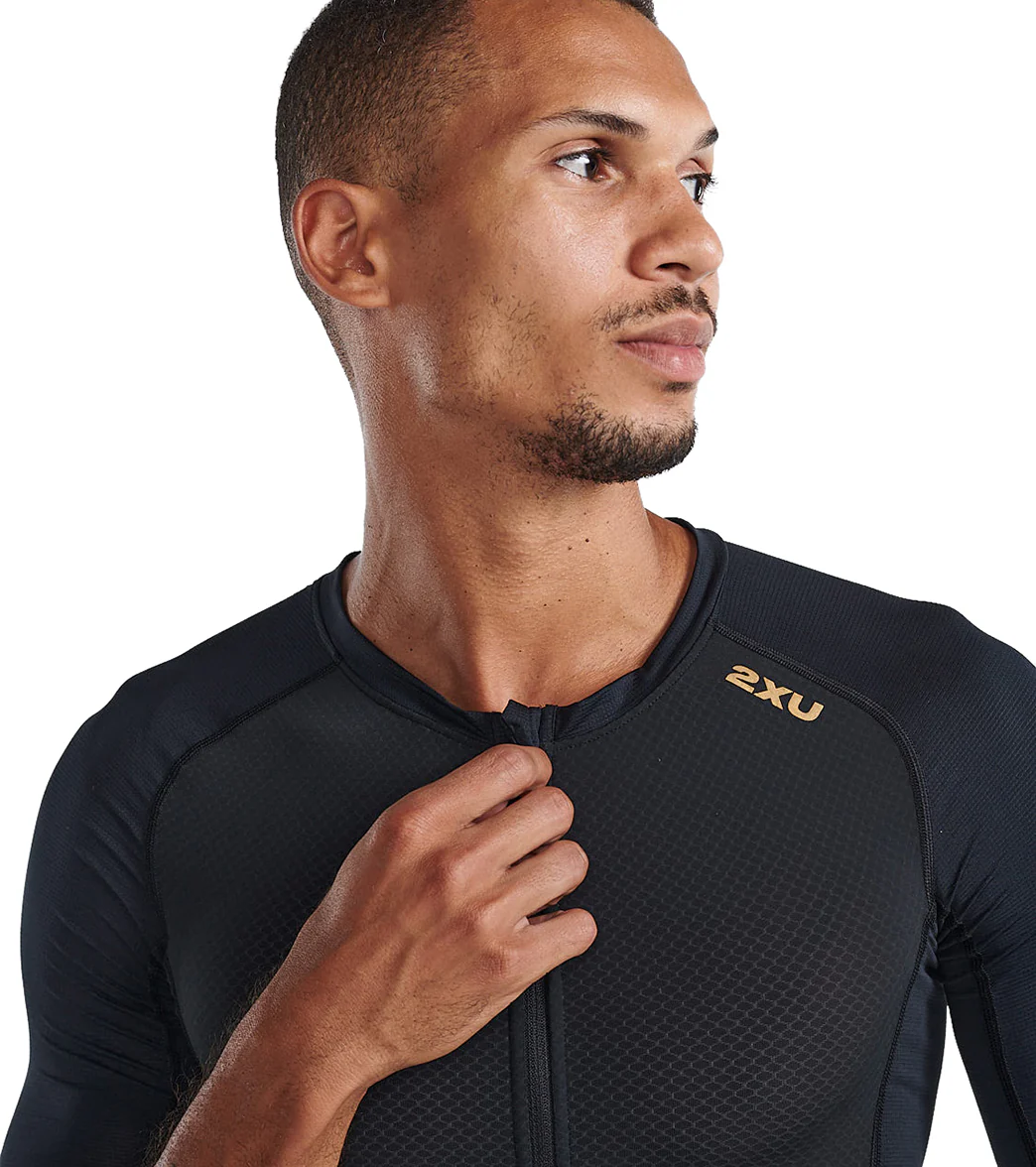 2XU Men's Light Speed Front Zip Trisuit - Image 13
