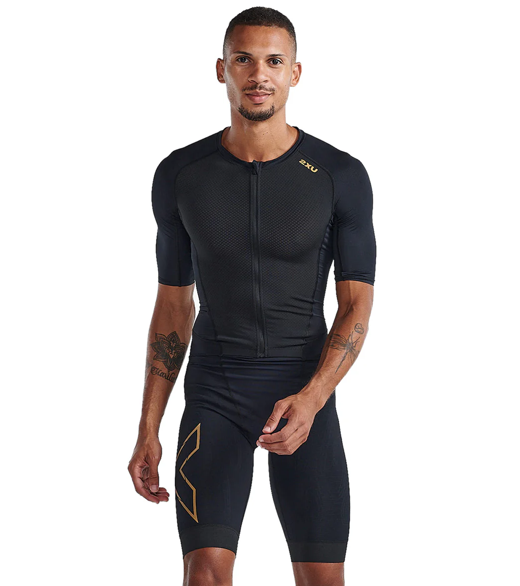 2XU Men's Light Speed Front Zip Trisuit - Image 17
