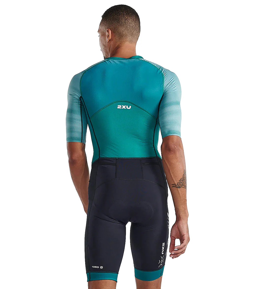 2XU Men's Light Speed Front Zip Trisuit - Image 3