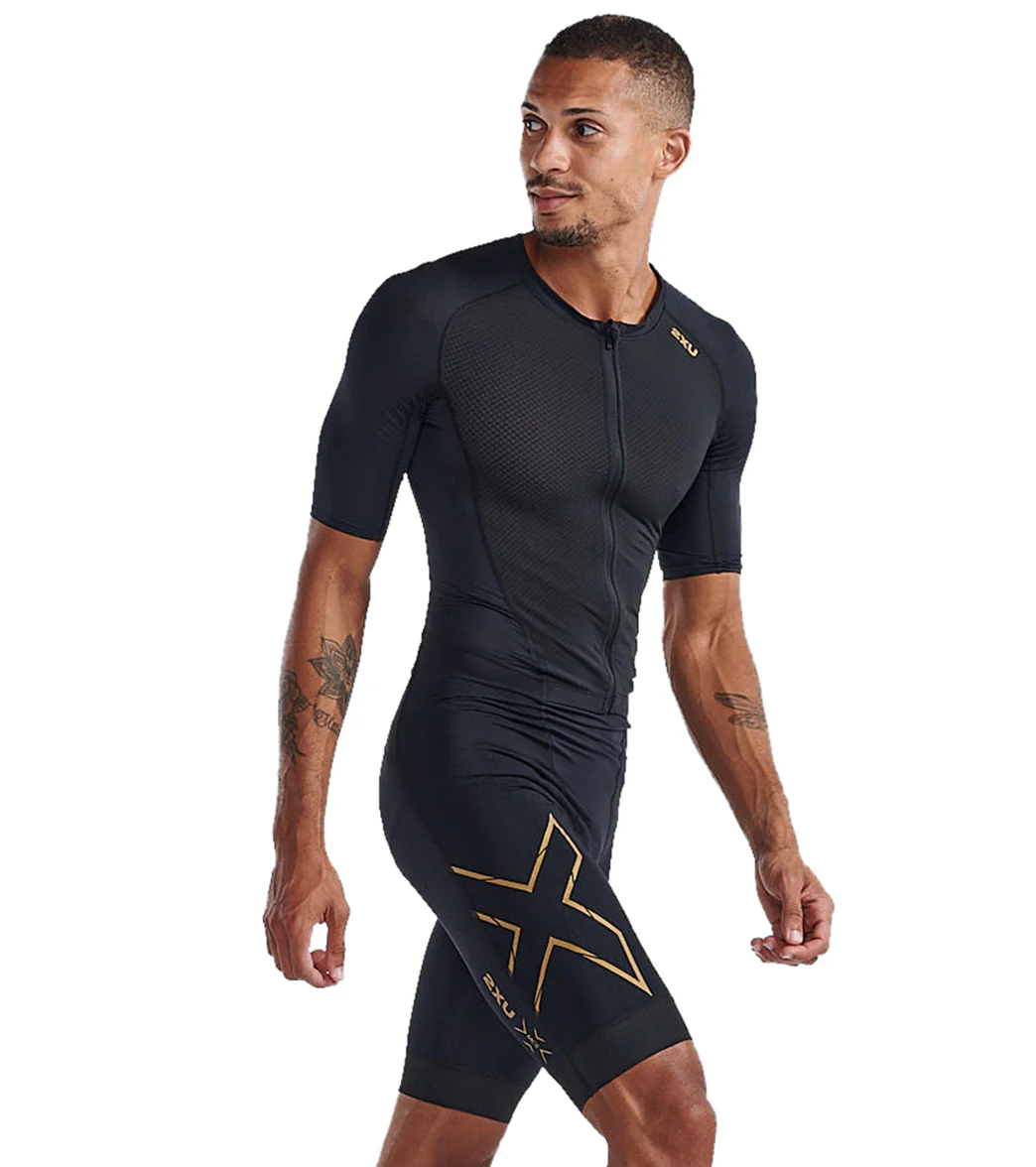 2XU Men's Light Speed Front Zip Trisuit - Image 9