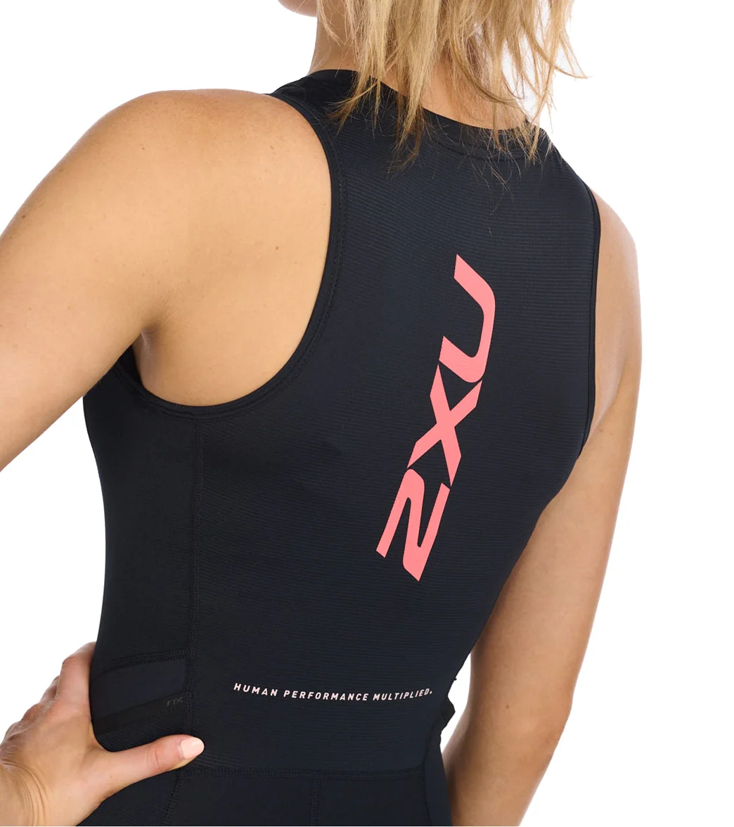 2XU Women's Aero Front Zip Sleeveless Trisuit - Image 6