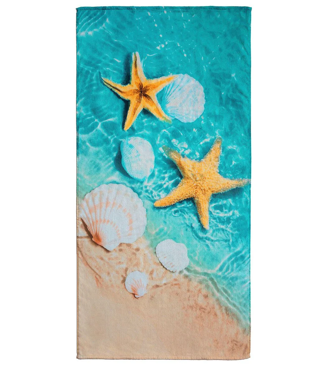 A to Z Towels 3D Shells Beach Towel 30”X 60”