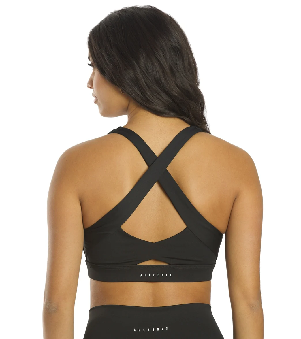 All Fenix Criss Cross Back Yoga Sports Bra - Image 10