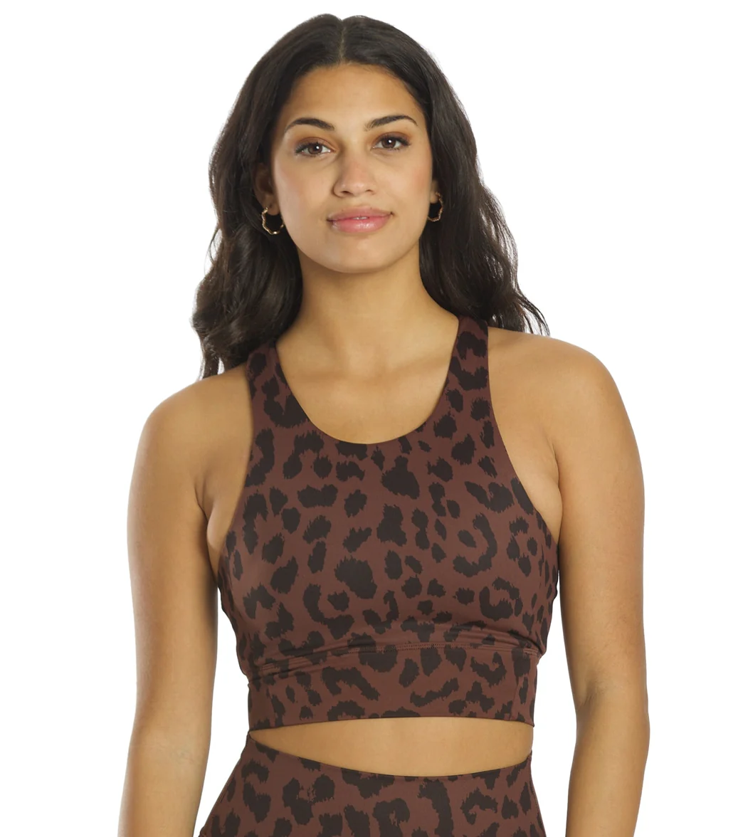 All Fenix Oversized Cheetah Longline Yoga Sports Bra - Image 7