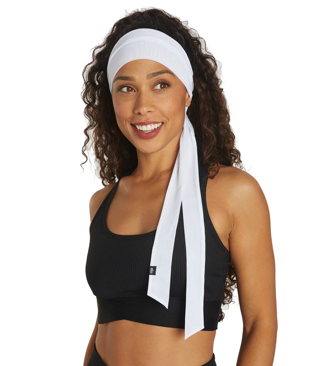 Alo Yoga Fresh Mesh Tie Headband - Image 5