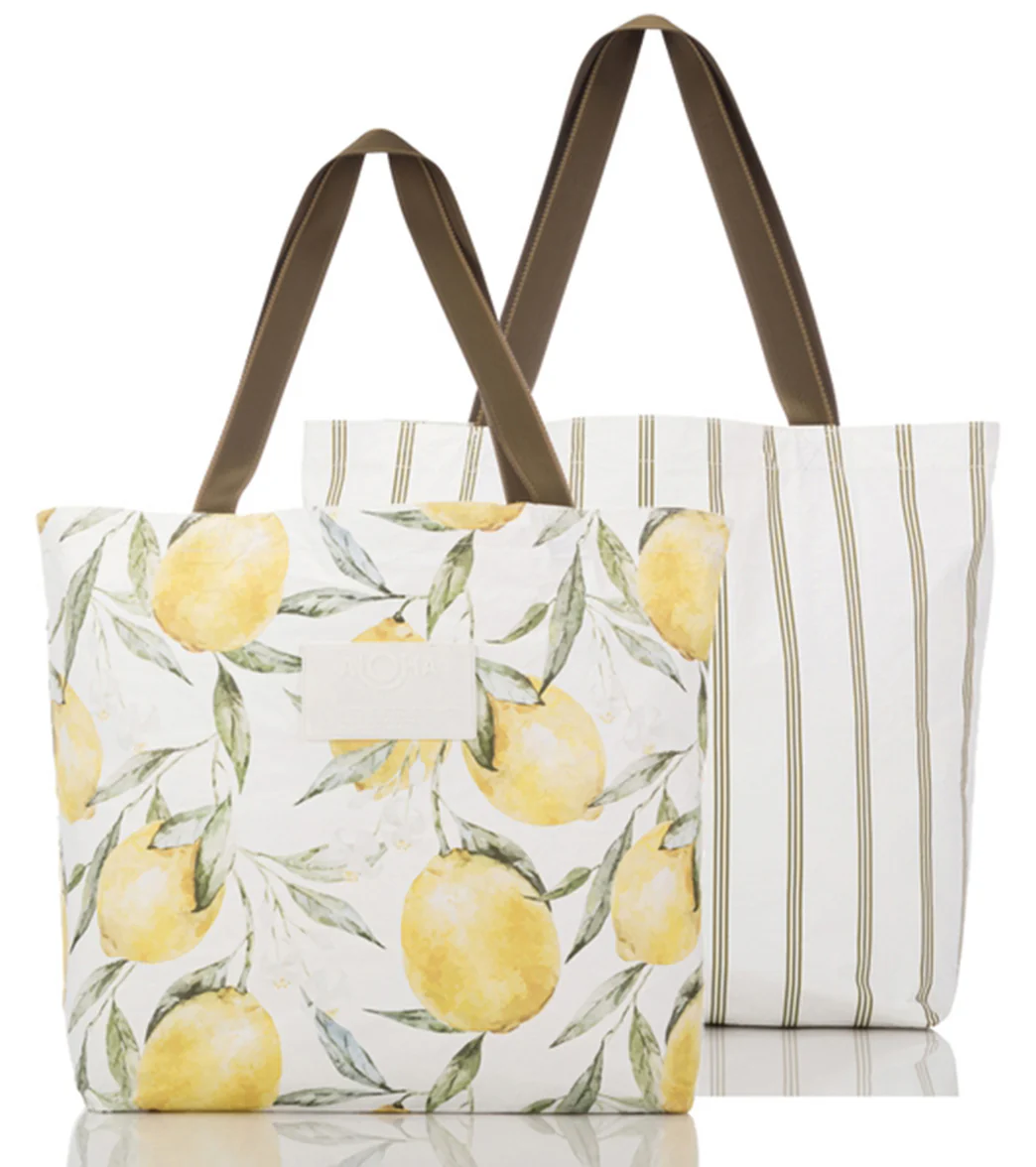 ALOHA Limoncello Reversible Beach Tote - Image 5