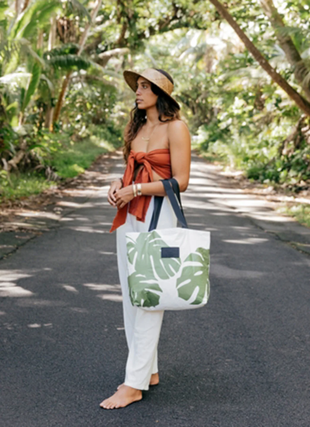 ALOHA Monstera Day Tripper Beach Tote - Image 2