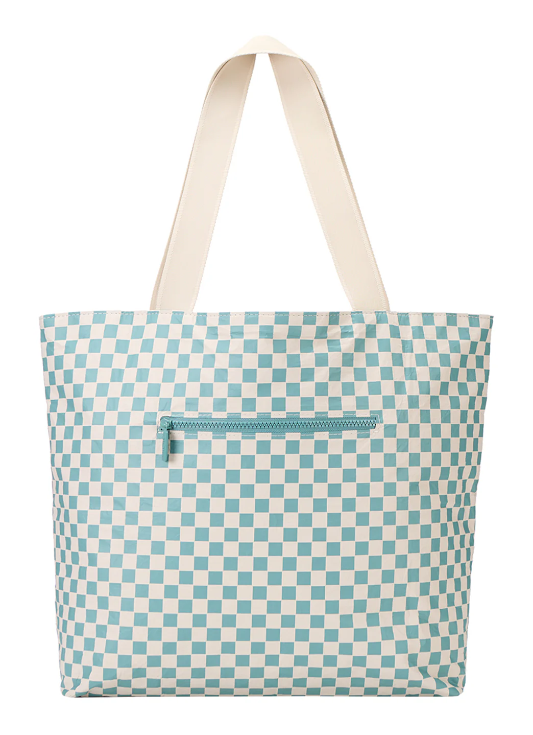 ALOHA Petite Check Day Tripper Beach Tote - Image 2
