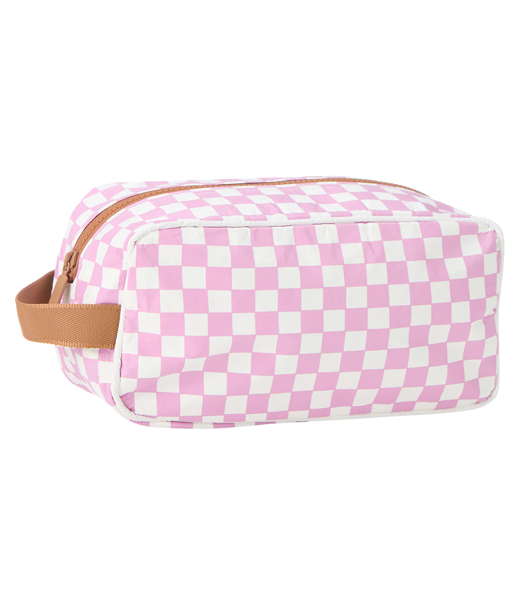 ALOHA Petite Check Dopp Kit Splash Proof Bag - Image 2