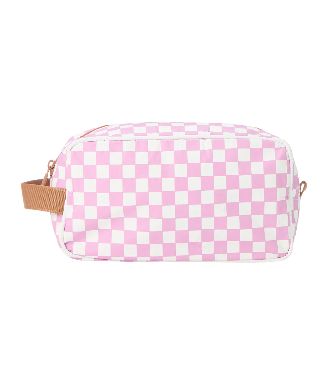 ALOHA Petite Check Dopp Kit Splash Proof Bag - Image 7