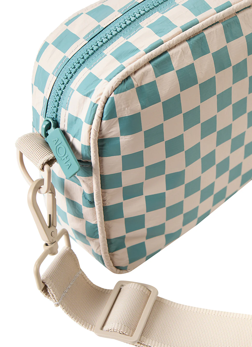 ALOHA Petite Check Le Tour Crossbody Bag - Image 4