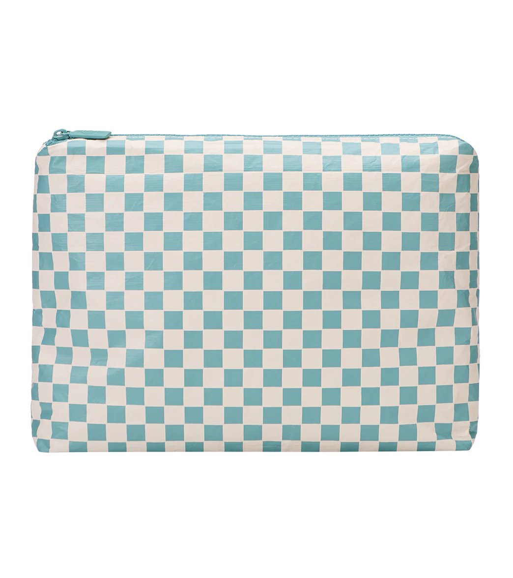 ALOHA Petite Check Mid Swim Pouch