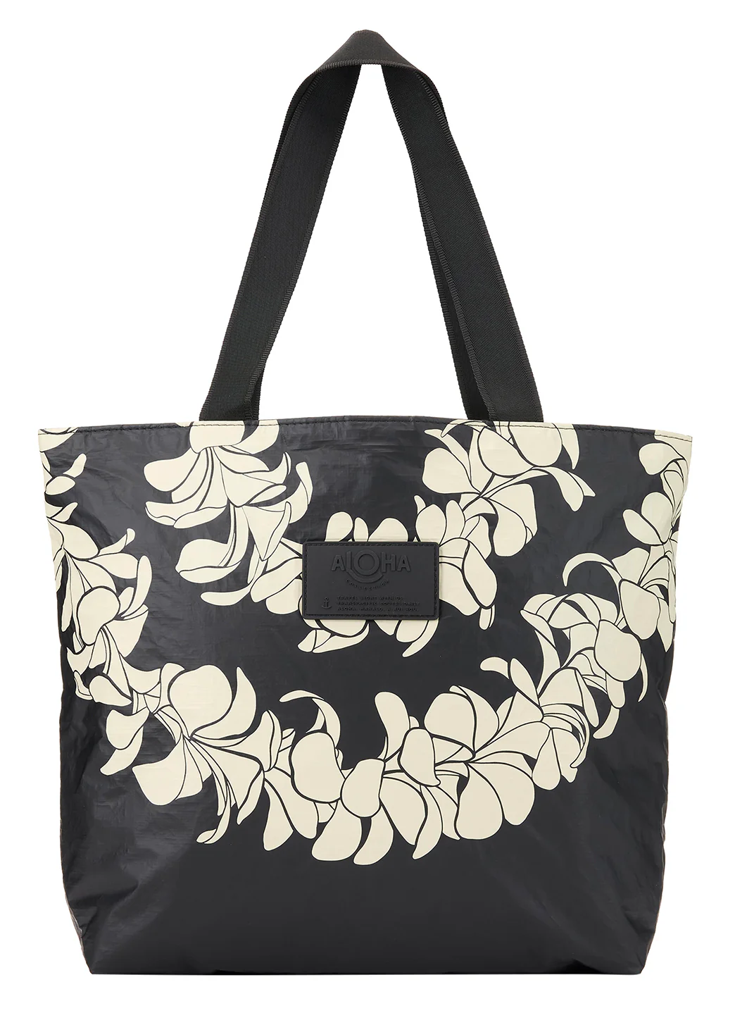 ALOHA Plumeria Lei Day Tripper Beach Tote - Image 11