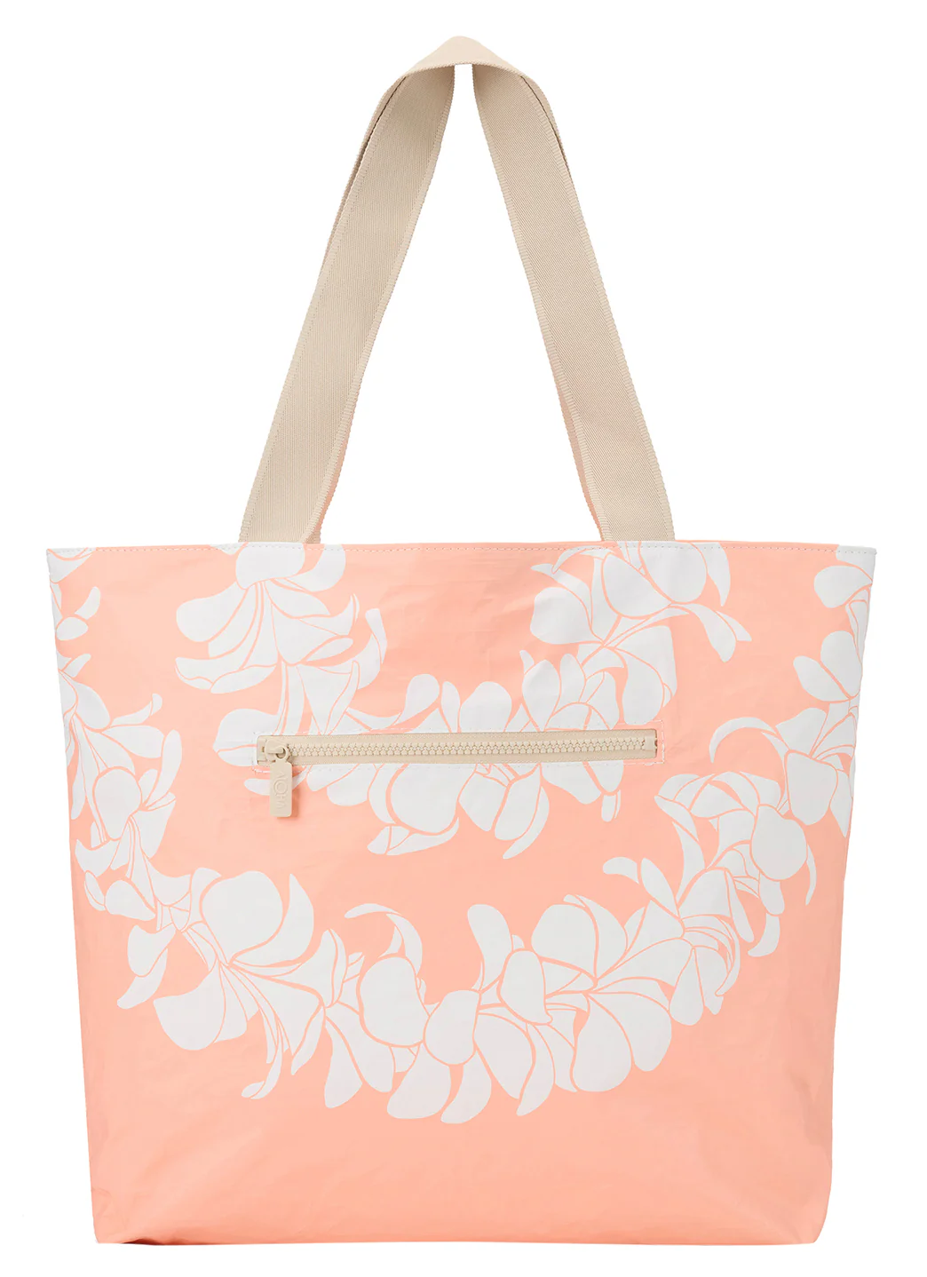 ALOHA Plumeria Lei Day Tripper Beach Tote - Image 3