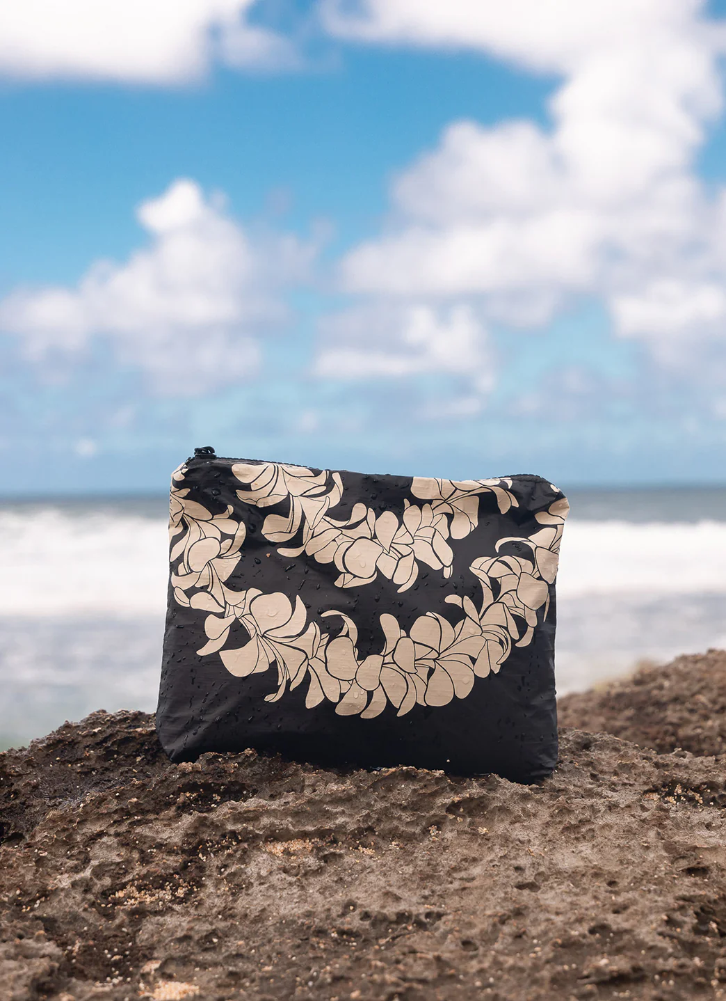 ALOHA Plumeria Lei Mid Swim Pouch - Image 5