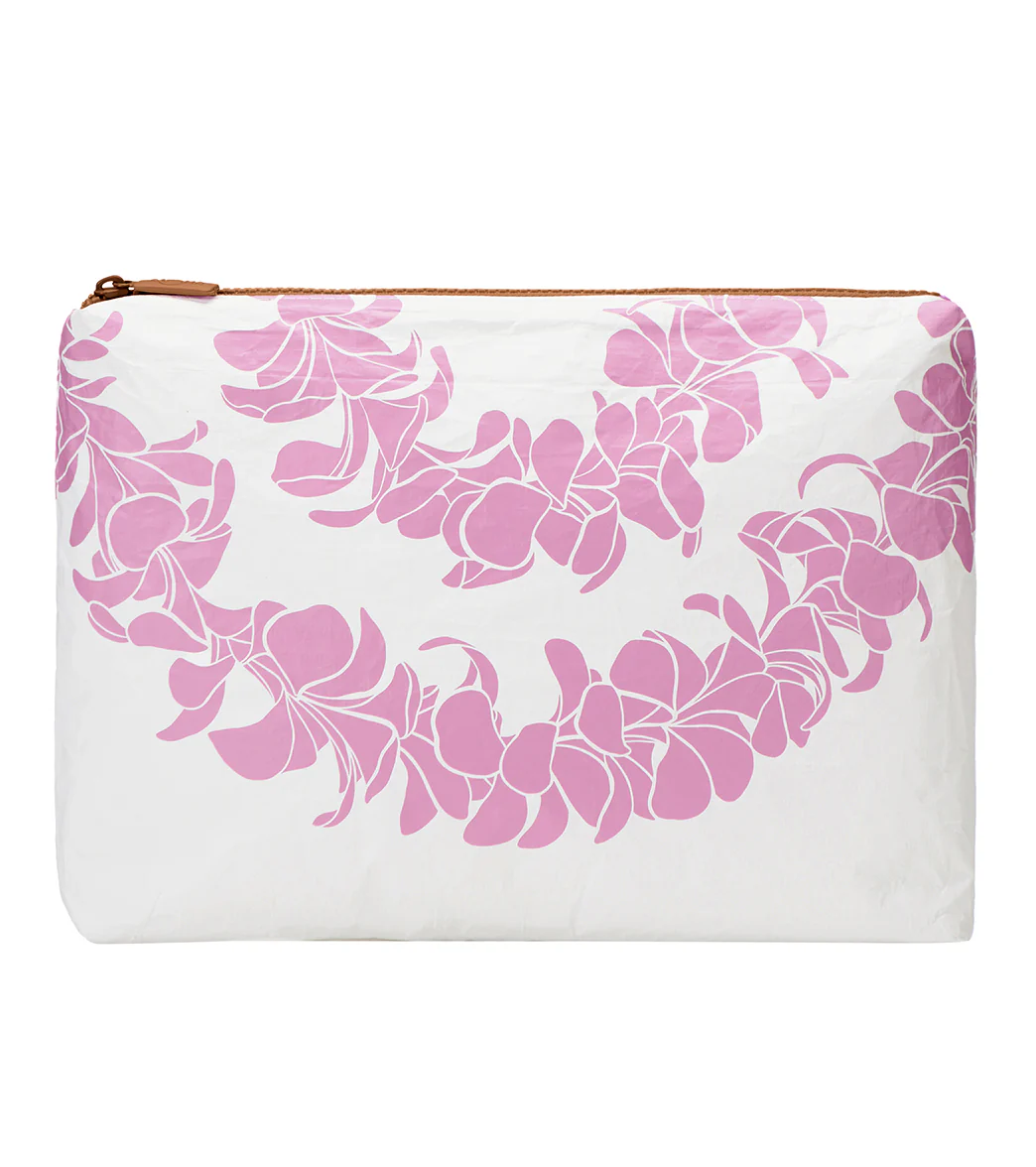 ALOHA Plumeria Lei Mid Swim Pouch - Image 8