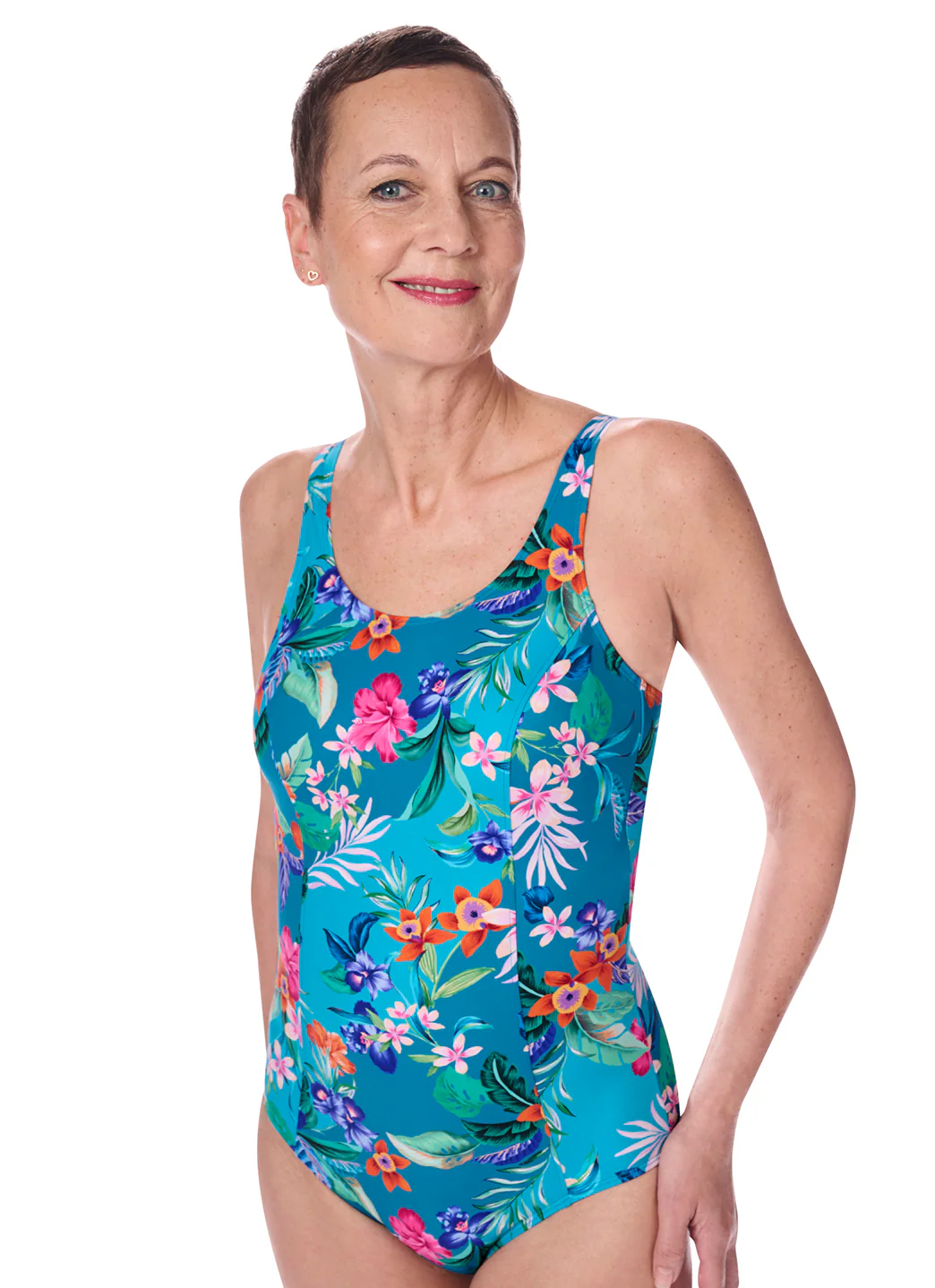 Amoena Women's Alvor Mastectomy One Piece Swimsuit (B/C/D Cup) - Image 3
