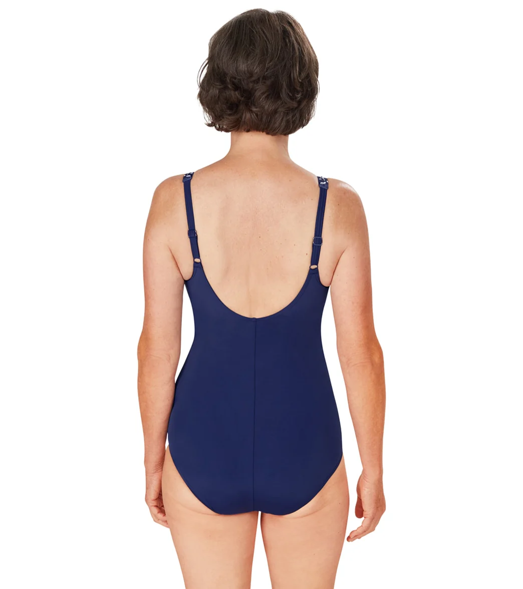 Amoena Women's Asian Garden Full Bodice Mastectomy One Piece Swimsuit (B/C/D/DD Cup) - Image 2