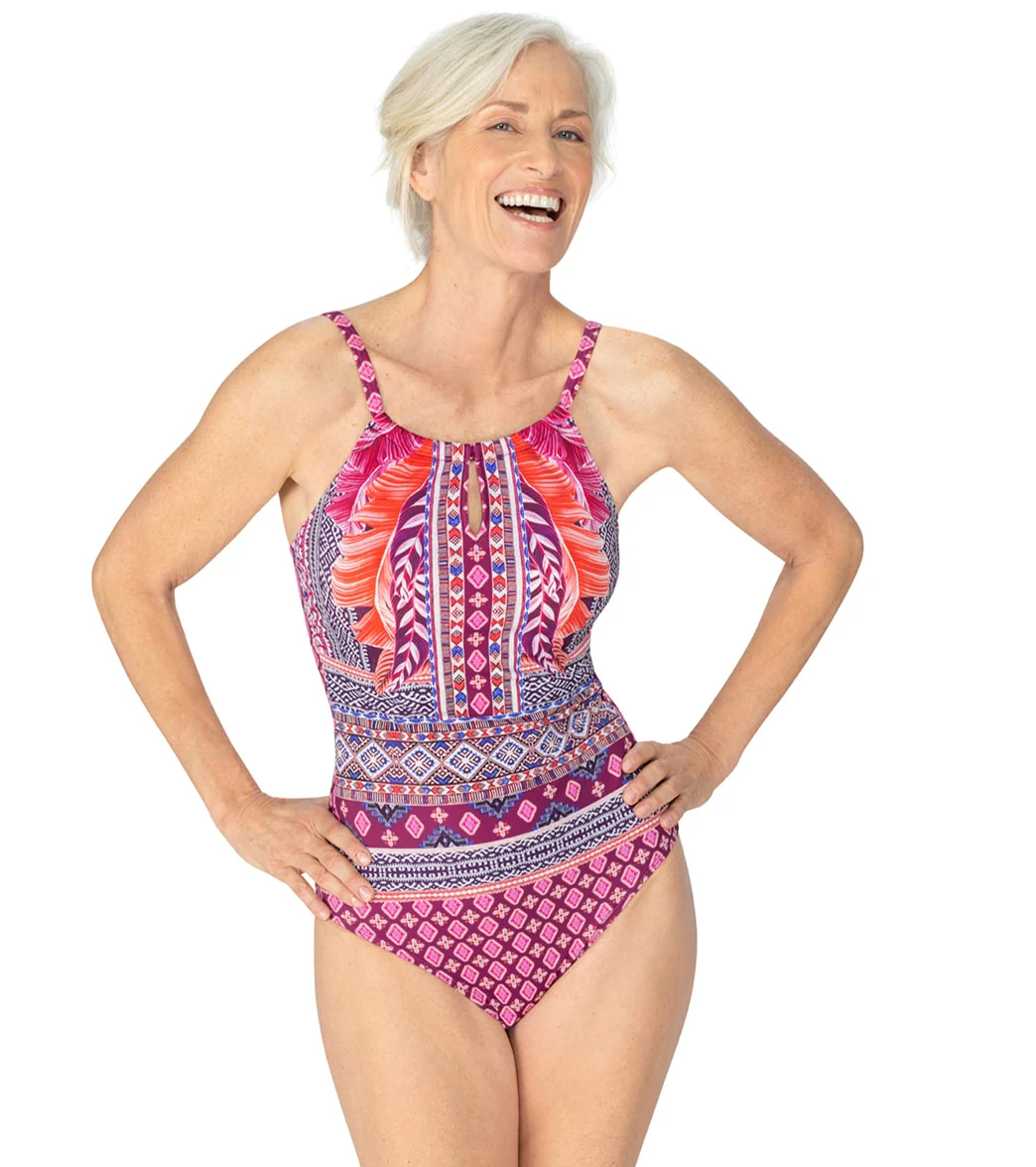 Amoena Women's Boho Vibes Mastectomy One Piece Swimsuit - Image 6
