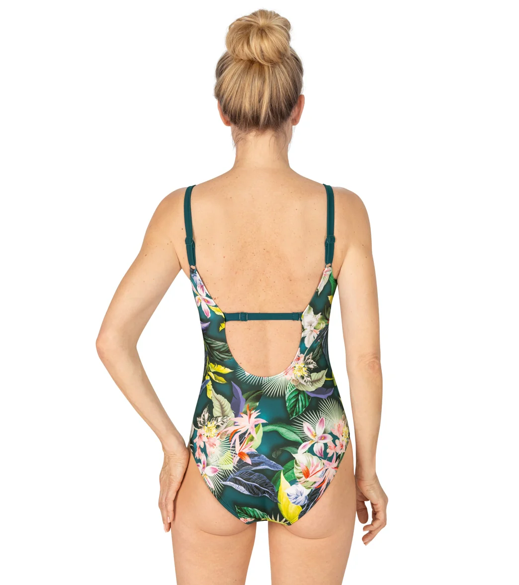 Amoena Women's Flower Spirit Mastectomy One Piece Swimsuit - Image 2
