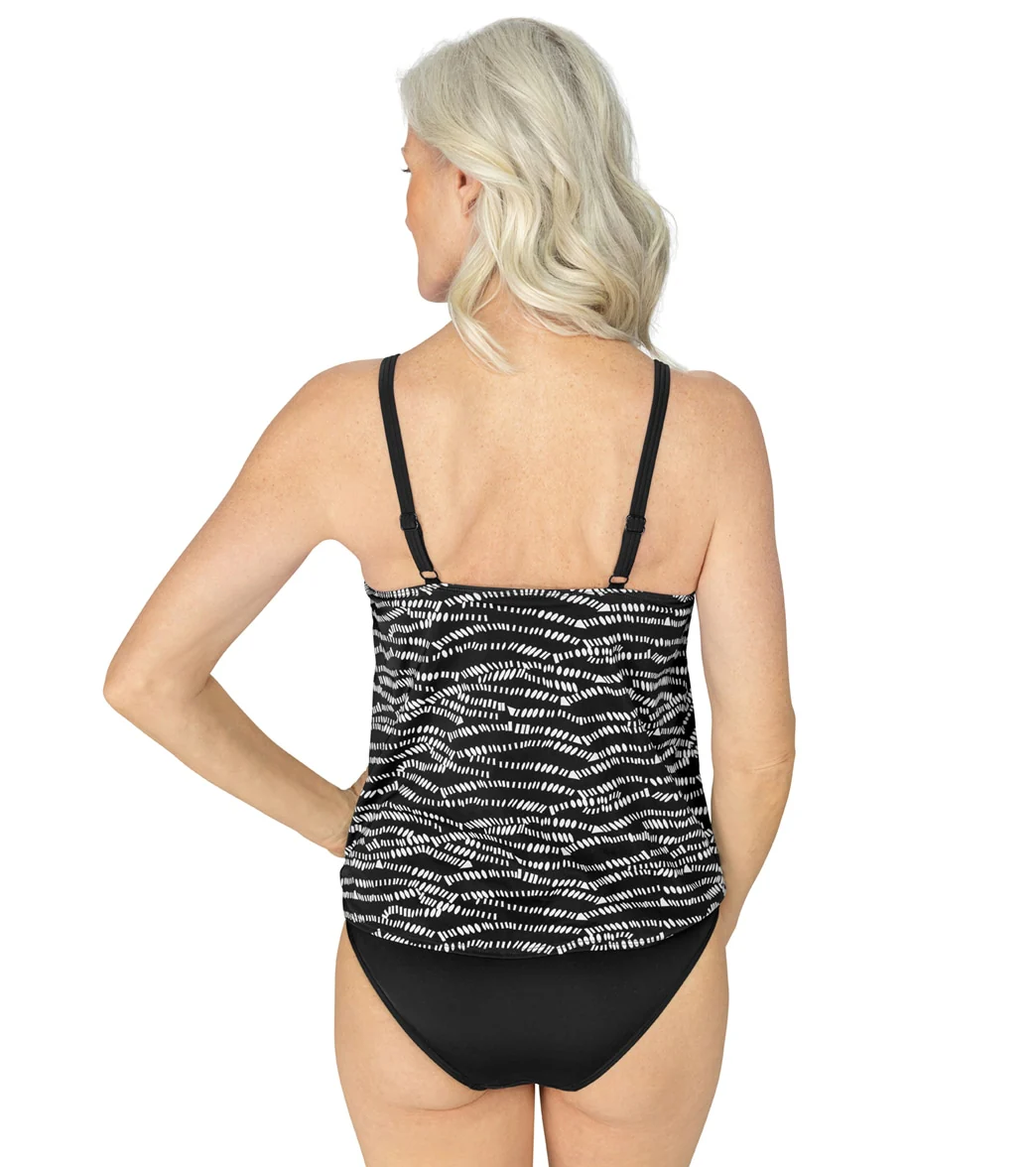 Amoena Women's Reflection Blouson Mastectomy Tankini Top - Image 3