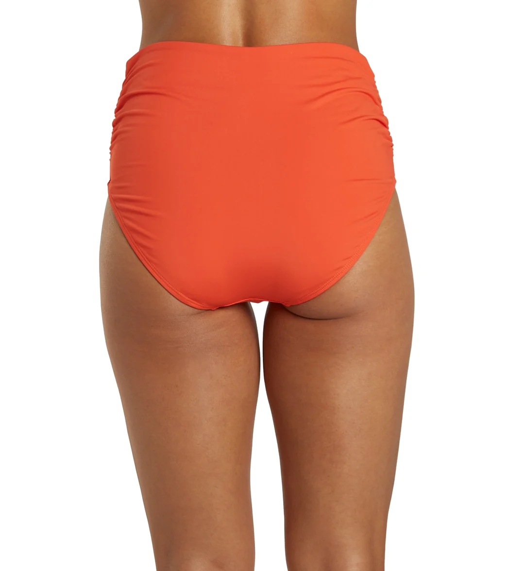 Anne Cole Women's Live In Color Shirred Bikini Bottom - Image 16
