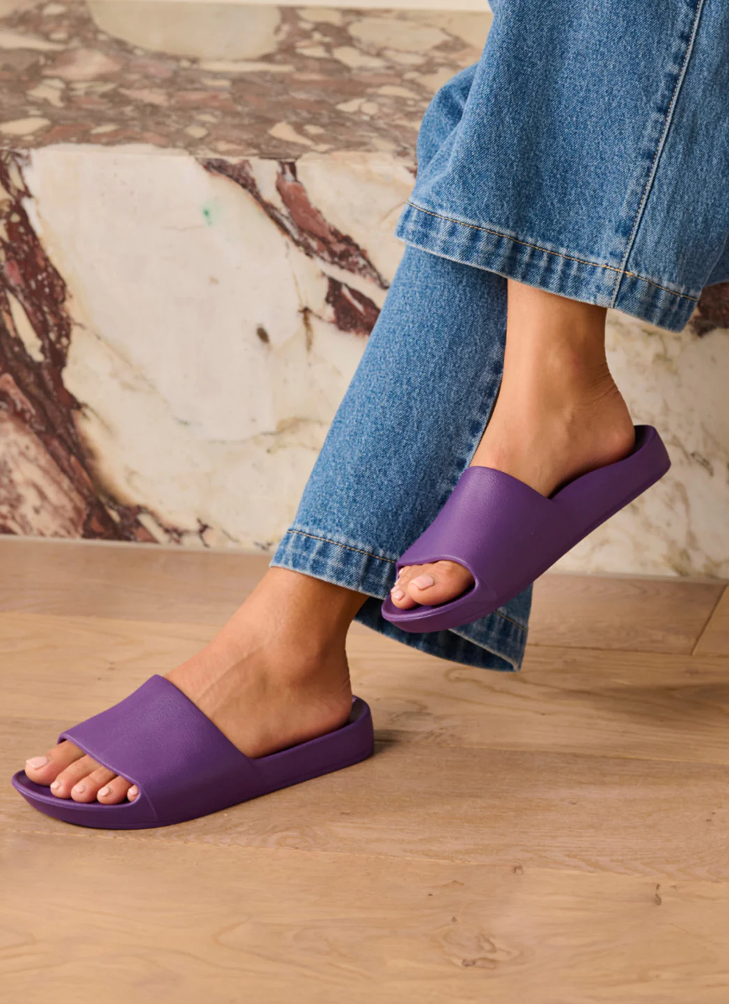 Archie's Footwear Arch Support Slide Sandals - Image 92