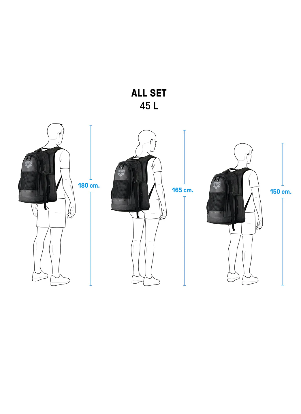 Arena All Set 45L Backpack - Image 45