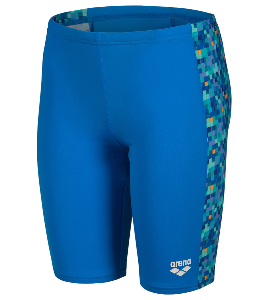 Arena Boys' Pooltiles Printed Jammer Swimsuit (Little Kid, Big Kid)