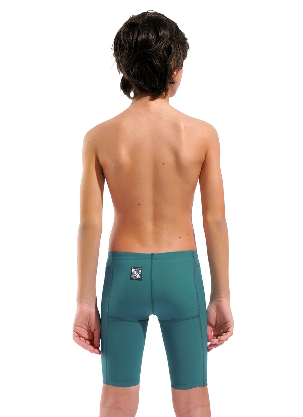 Arena Boys' Powerskin Jade Aura Impulso LE Jammer Tech Suit Swimsuit - Image 4