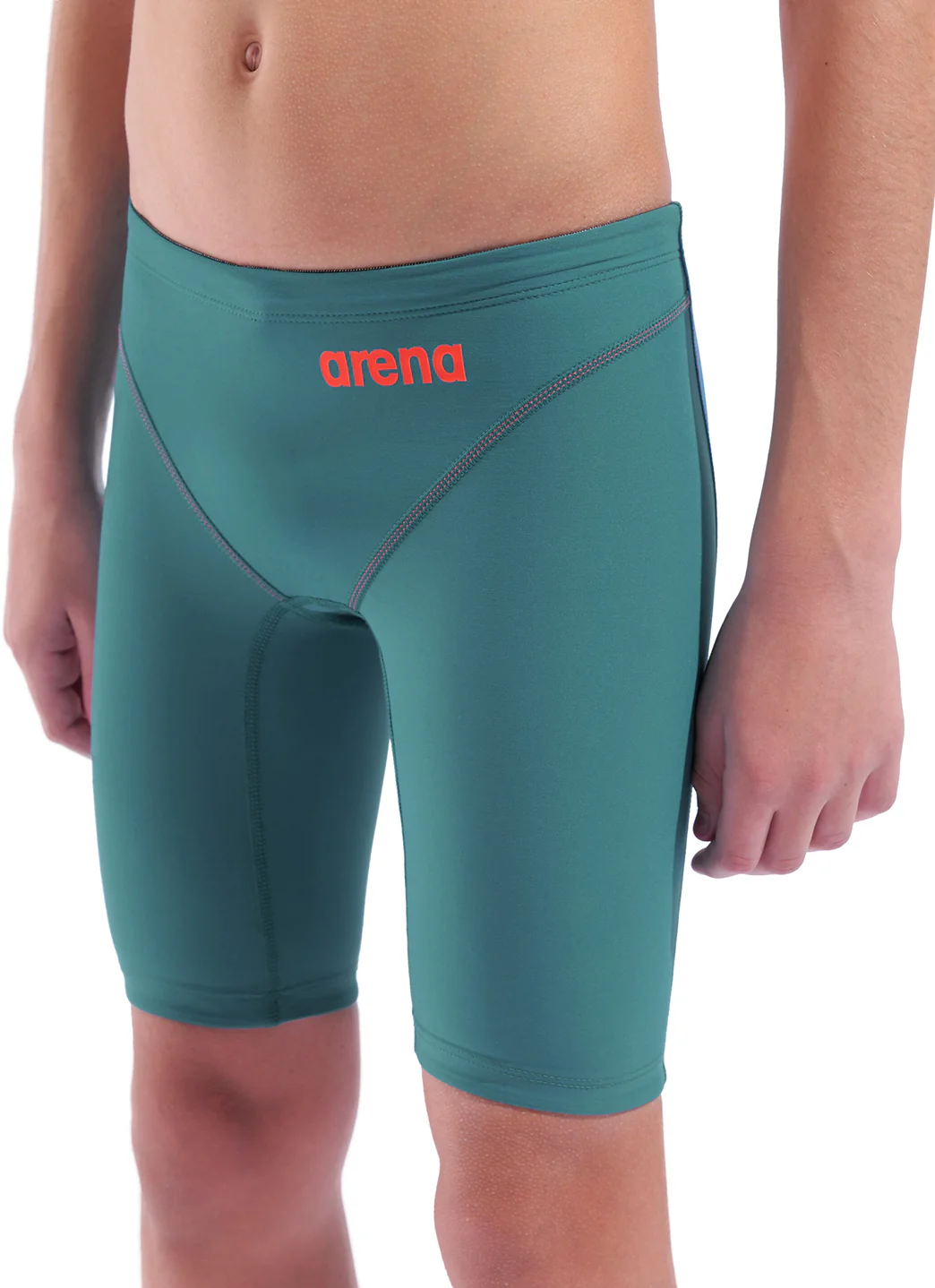 Arena Boys' Powerskin Jade Aura Impulso LE Jammer Tech Suit Swimsuit - Image 6
