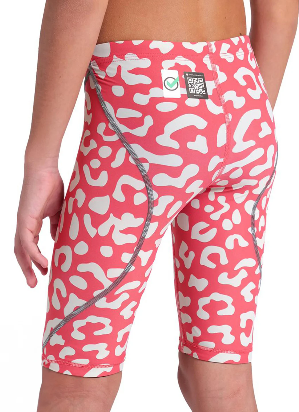 Arena Boys' Powerskin ST Next Limited Edition Leopard Jammer Tech Suit Swimsuit - Image 12