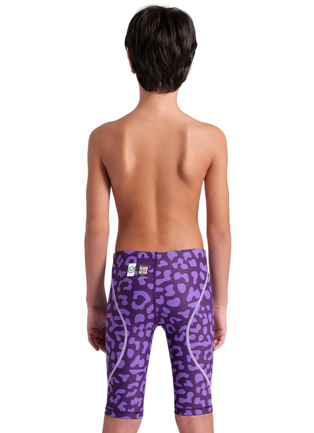 Arena Boys' Powerskin ST Next Limited Edition Leopard Jammer Tech Suit Swimsuit - Image 2