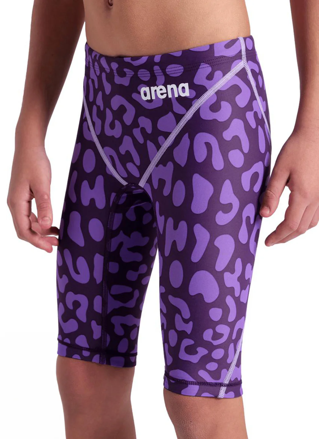 Arena Boys' Powerskin ST Next Limited Edition Leopard Jammer Tech Suit Swimsuit - Image 4