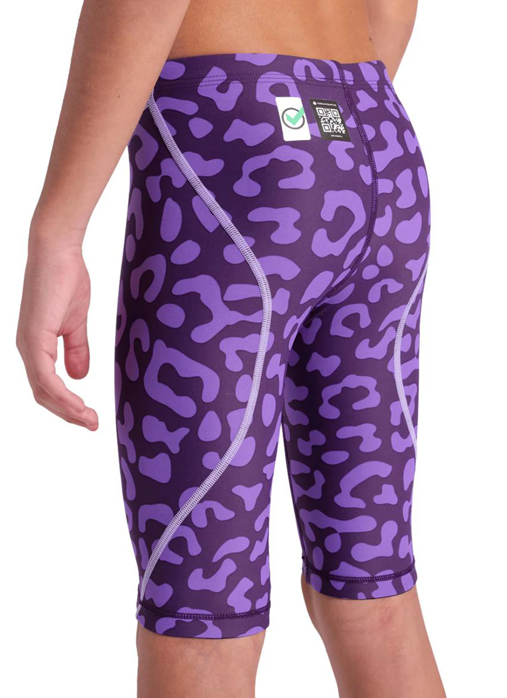Arena Boys' Powerskin ST Next Limited Edition Leopard Jammer Tech Suit Swimsuit - Image 5