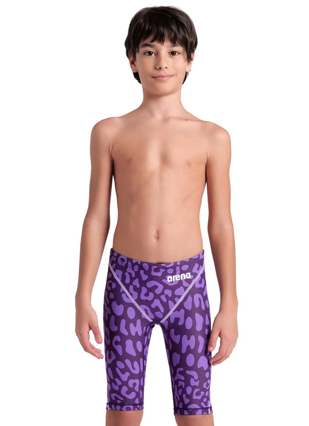 Arena Boys' Powerskin ST Next Limited Edition Leopard Jammer Tech Suit Swimsuit - Image 7