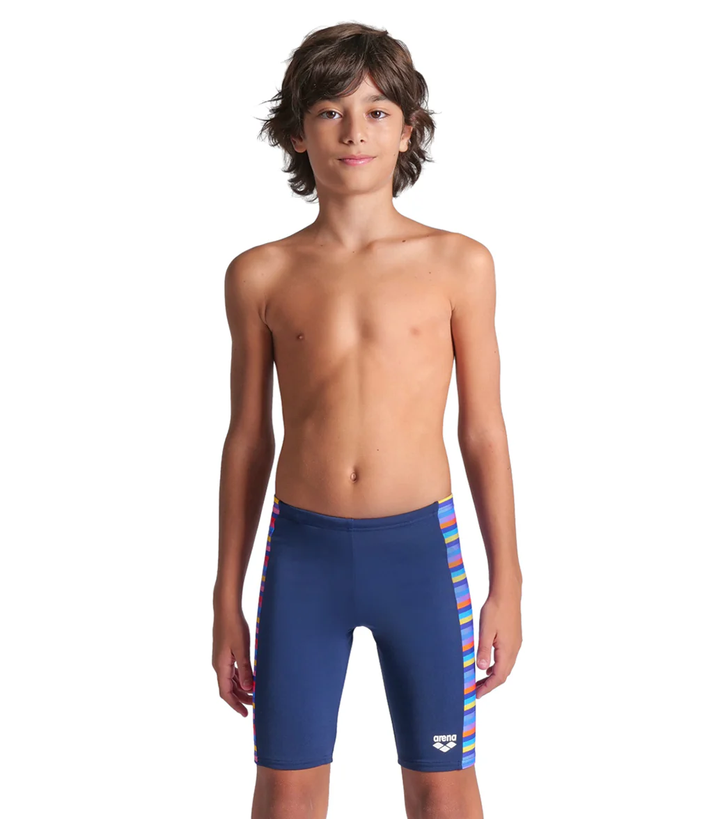 Arena Boys' Racing Stripe Jammer Swimsuit (Little Kid, Big Kid) - Image 9